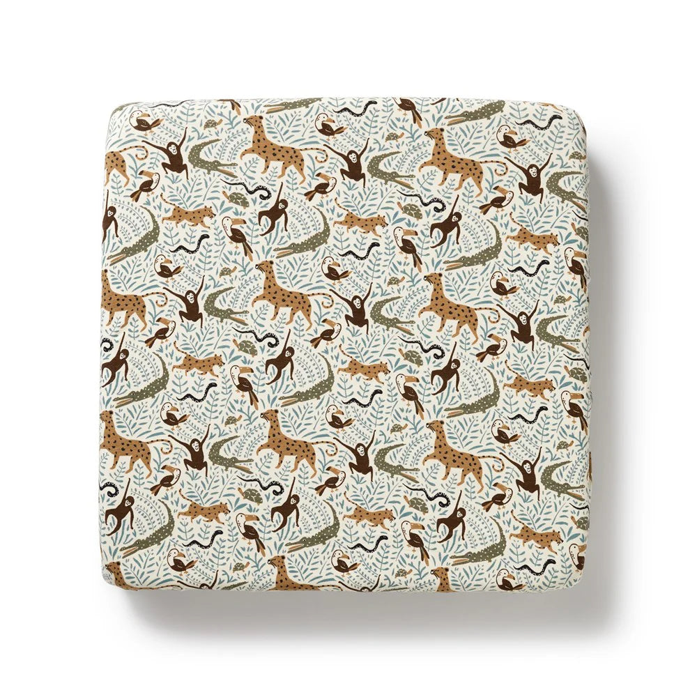 Mini Jungle Cot Sheet