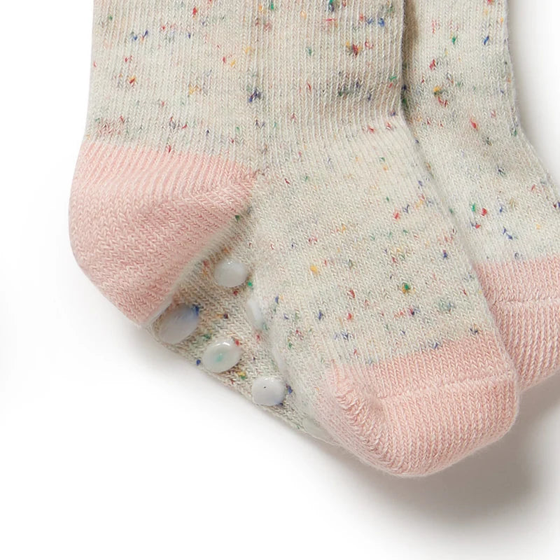 3 Pack Baby Socks - Cantaloupe