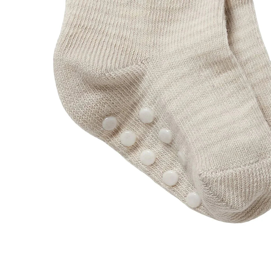 3 Pack Baby Socks - Clay