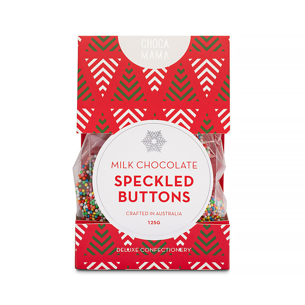 Milk Chocolate Speckled Buttons 125g
