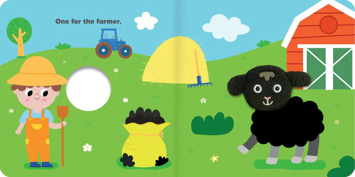 Baa, Baa, Black Sheep - Finger Puppet - Board Book