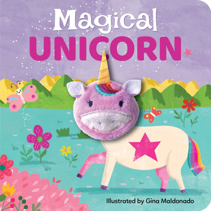 Magical Unicorn - Finger Puppet - Board Book