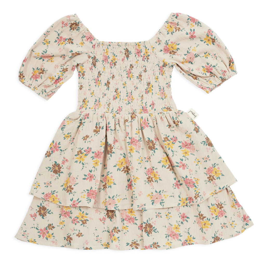 Jasmine Shirred Dress
