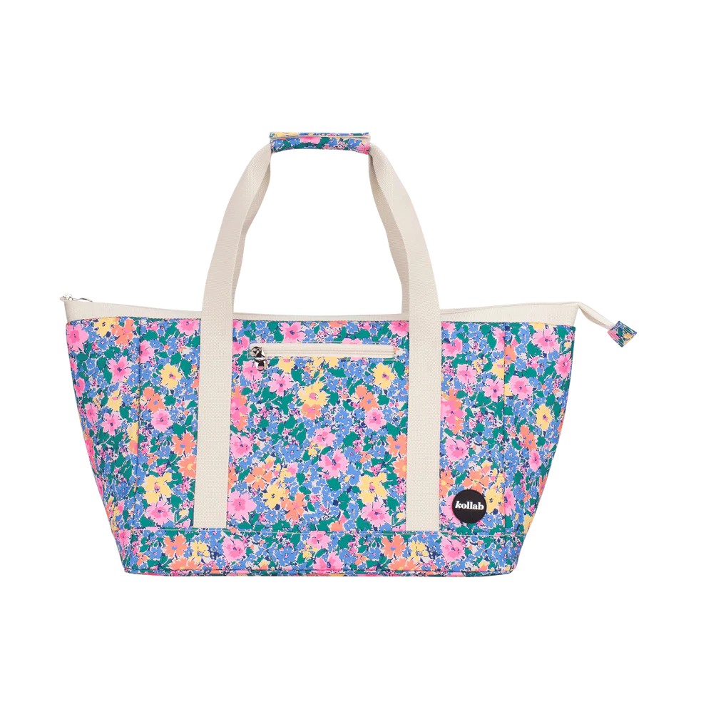 Holiday Tote Bag - Rainbow Garden - NEW