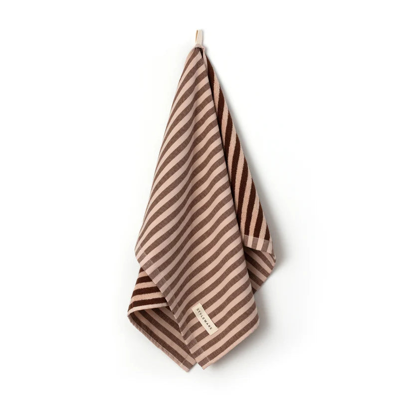 Between the Lines Tea Towel - Choc Malt