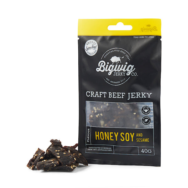 Honey Soy & Sesame Jerky 40g