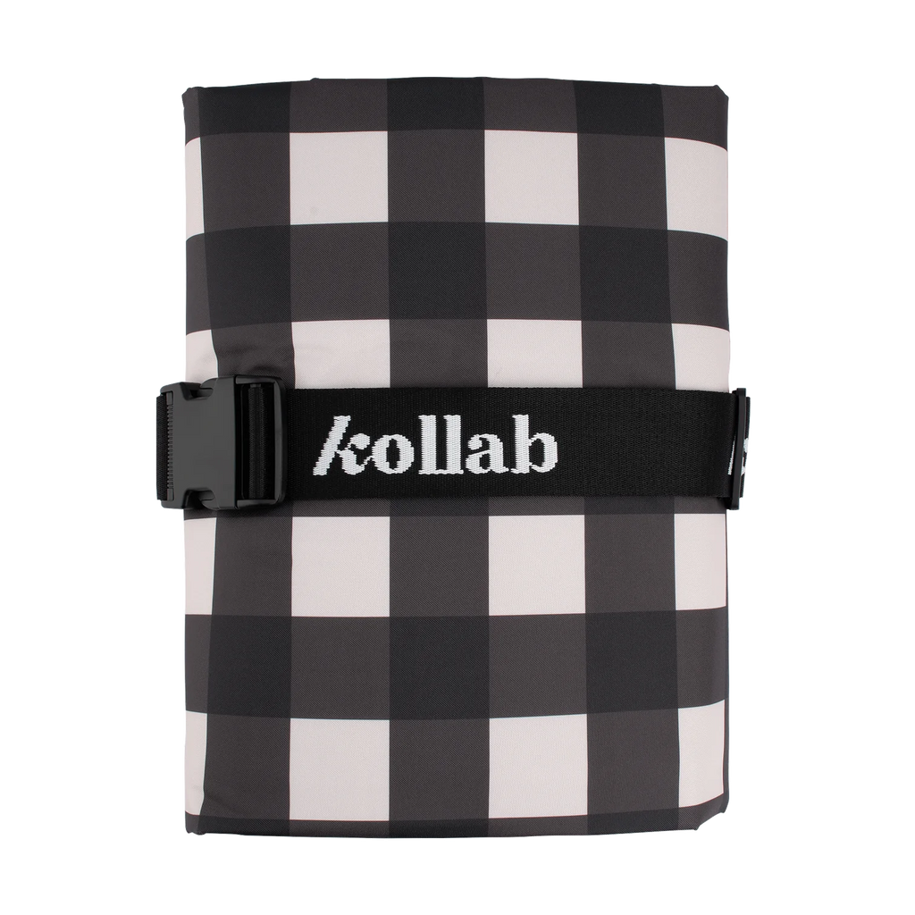 Picnic Mat - Black Check - NEW