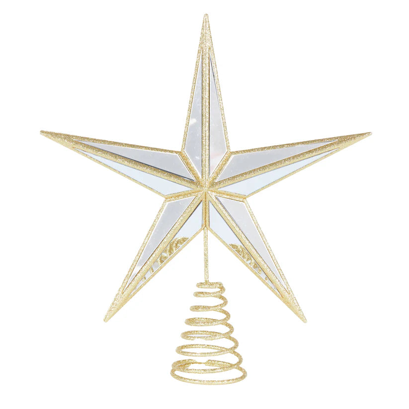 5 Point Mirrored Tree Topper