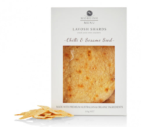 Lavosh Crackers - Chilli & Sesame Seed 100g
