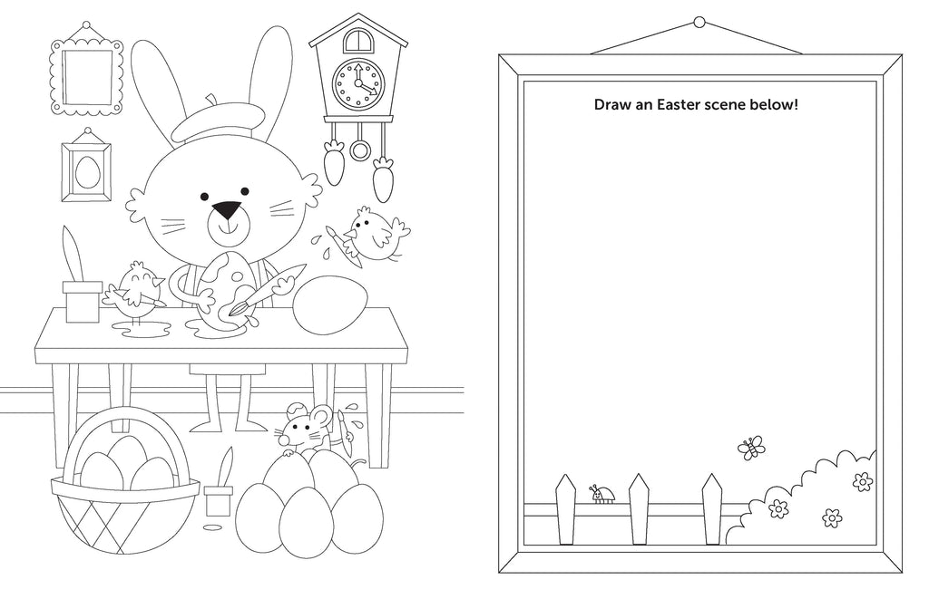 Easter - Colouring Book with 5 Markers