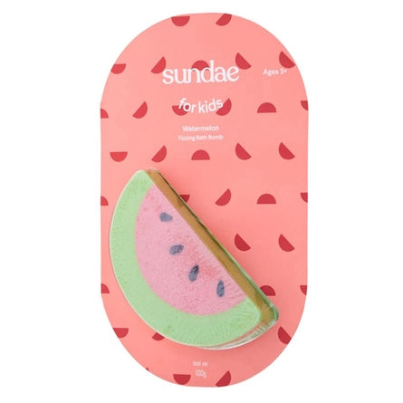 Sundae Kids Watermelon Bath Bomb