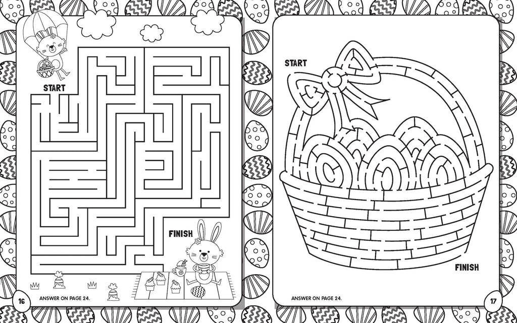 Easter Mazes - Activity Fun Pack