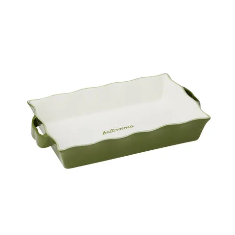 Noto Ceramic Rectangle Baker - Olive