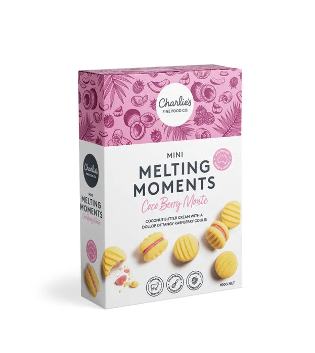 Coco Berry Monte Melting Moments 100g