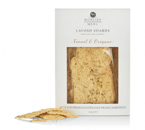 Lavosh Crackers - Fennel & Oregano 100g