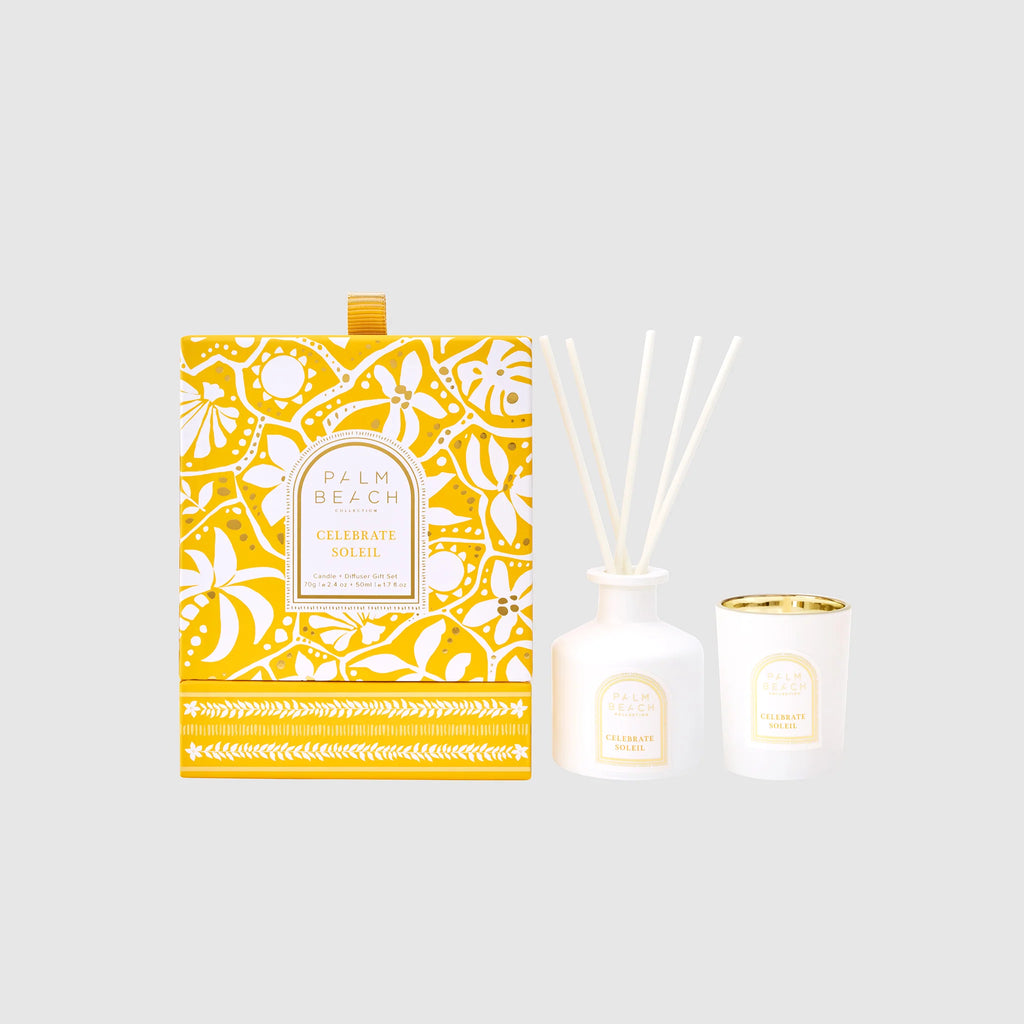 Celebrate Soleil Mini Candle & Diffuser Gift Pack - LIMITED EDITION
