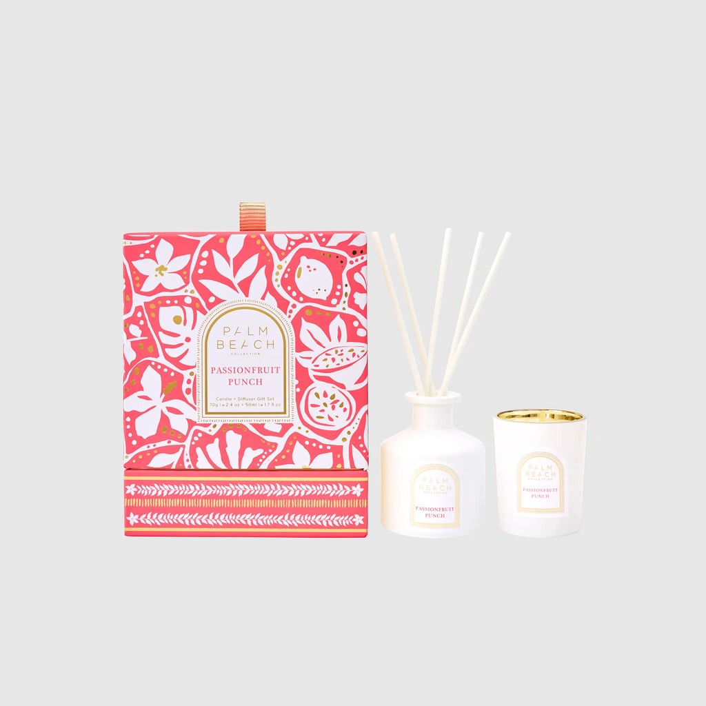 Passionfruit Punch Mini Candle & Diffuser Gift Pack - LIMITED EDITION
