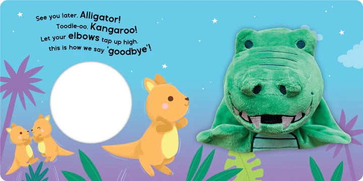 See You Later Alligator - Hand Puppet - Board Book