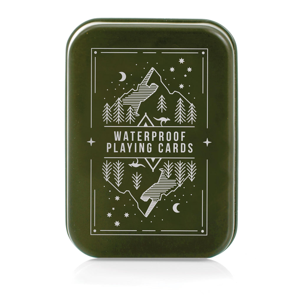 Waterproof Playing Cards in Tin
