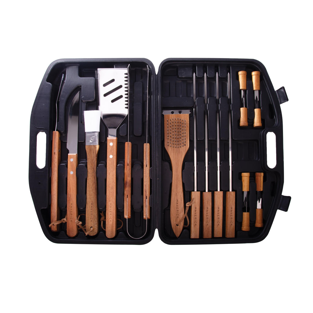 BBQ Tool Set in Hard Shell - 18pc