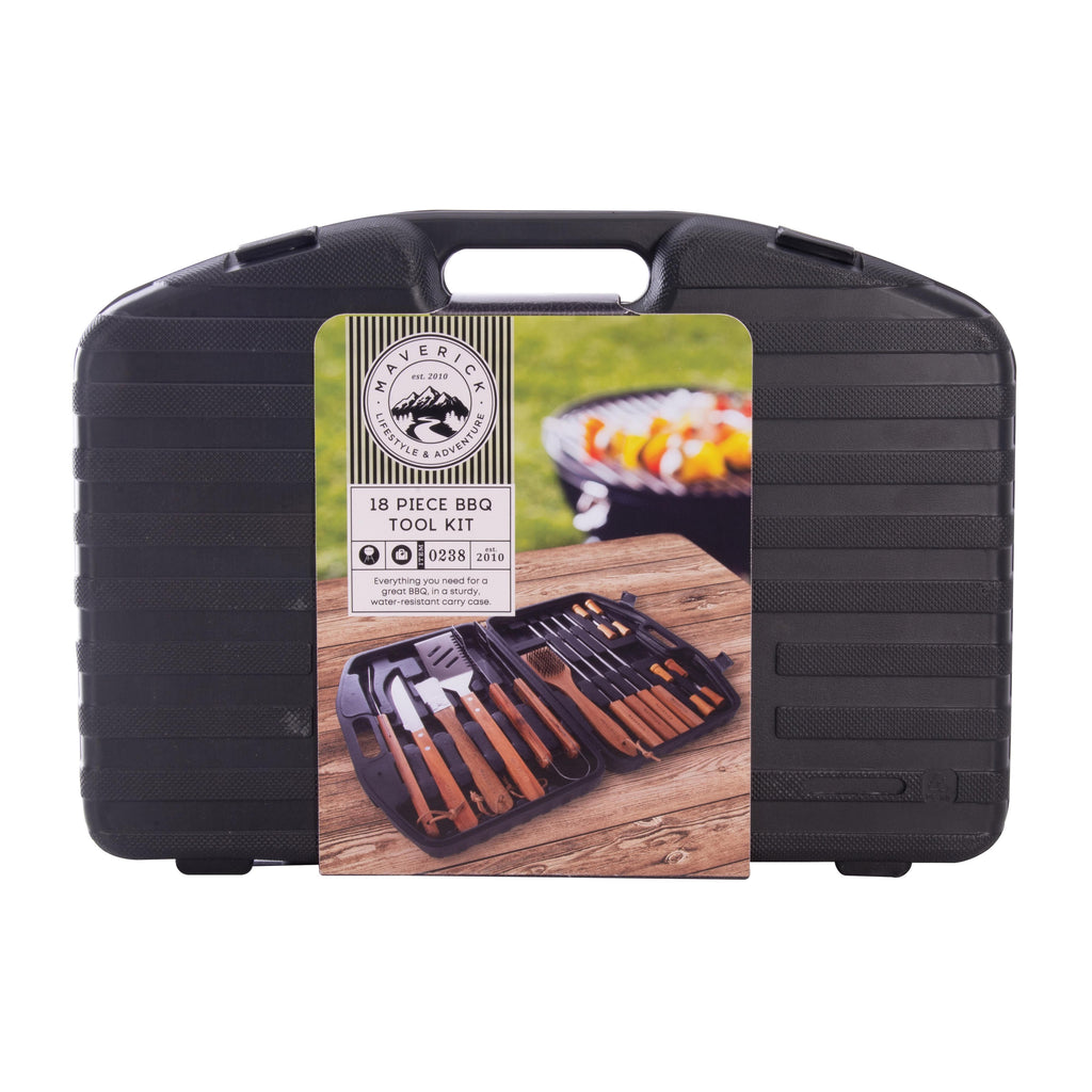 BBQ Tool Set in Hard Shell - 18pc