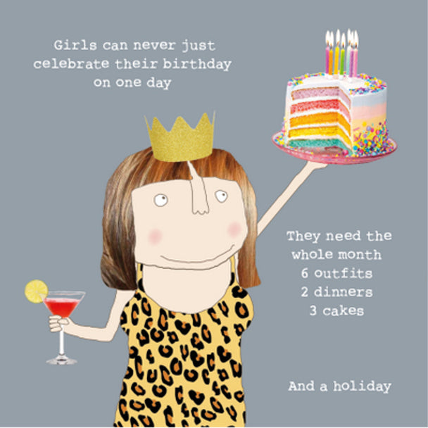 Girls Birthday Card