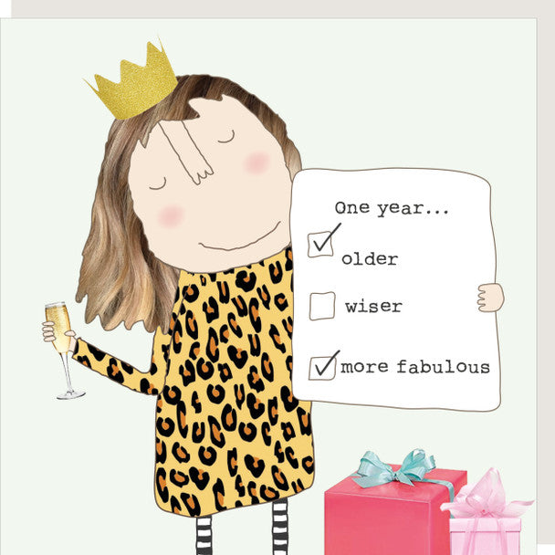 One Year Card