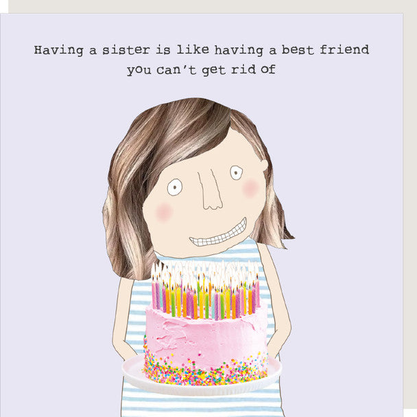 Sister Best Friend Card