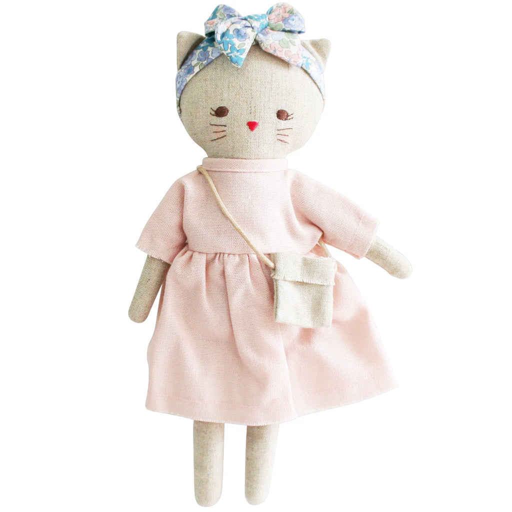 Mini Lily Kitty - Pink Linen