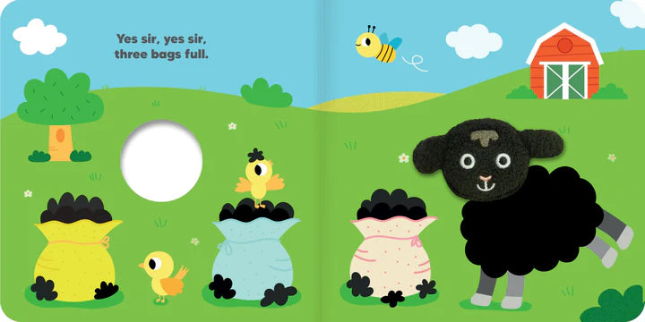 Baa, Baa, Black Sheep - Finger Puppet - Board Book