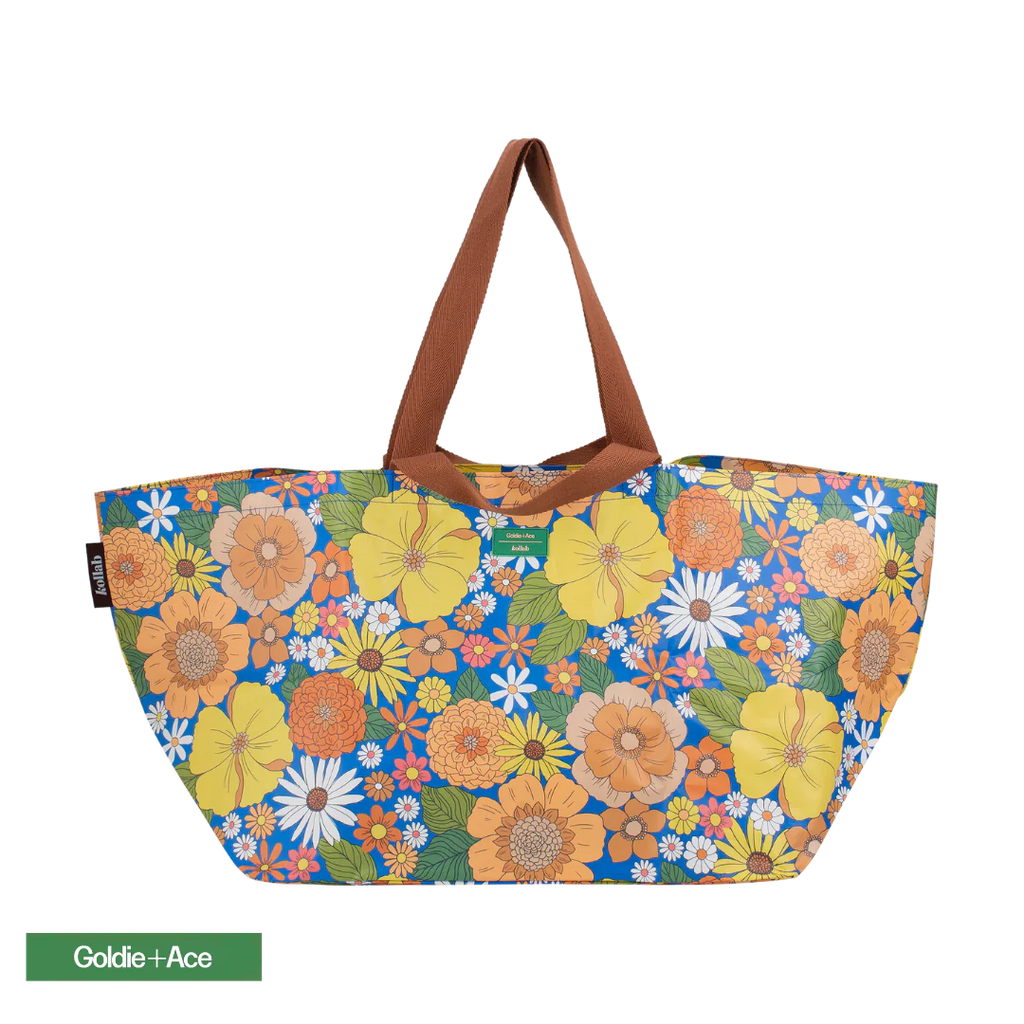 Beach Bag - Goldie + Ace x Kollab Zoe Floral - NEW