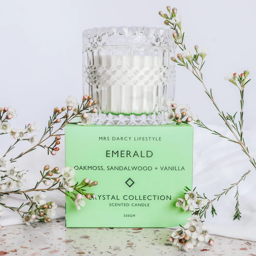 Emerald Candle - Oakmoss, Sandalwood + Vanilla