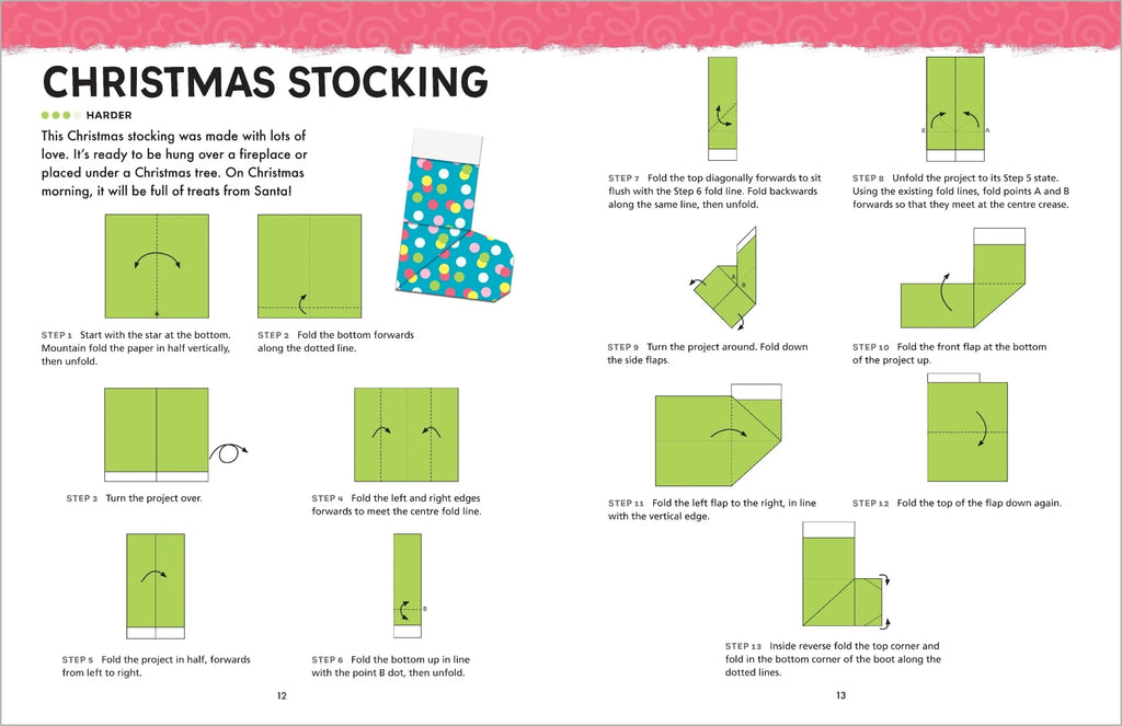 Origami Christmas Activity Book