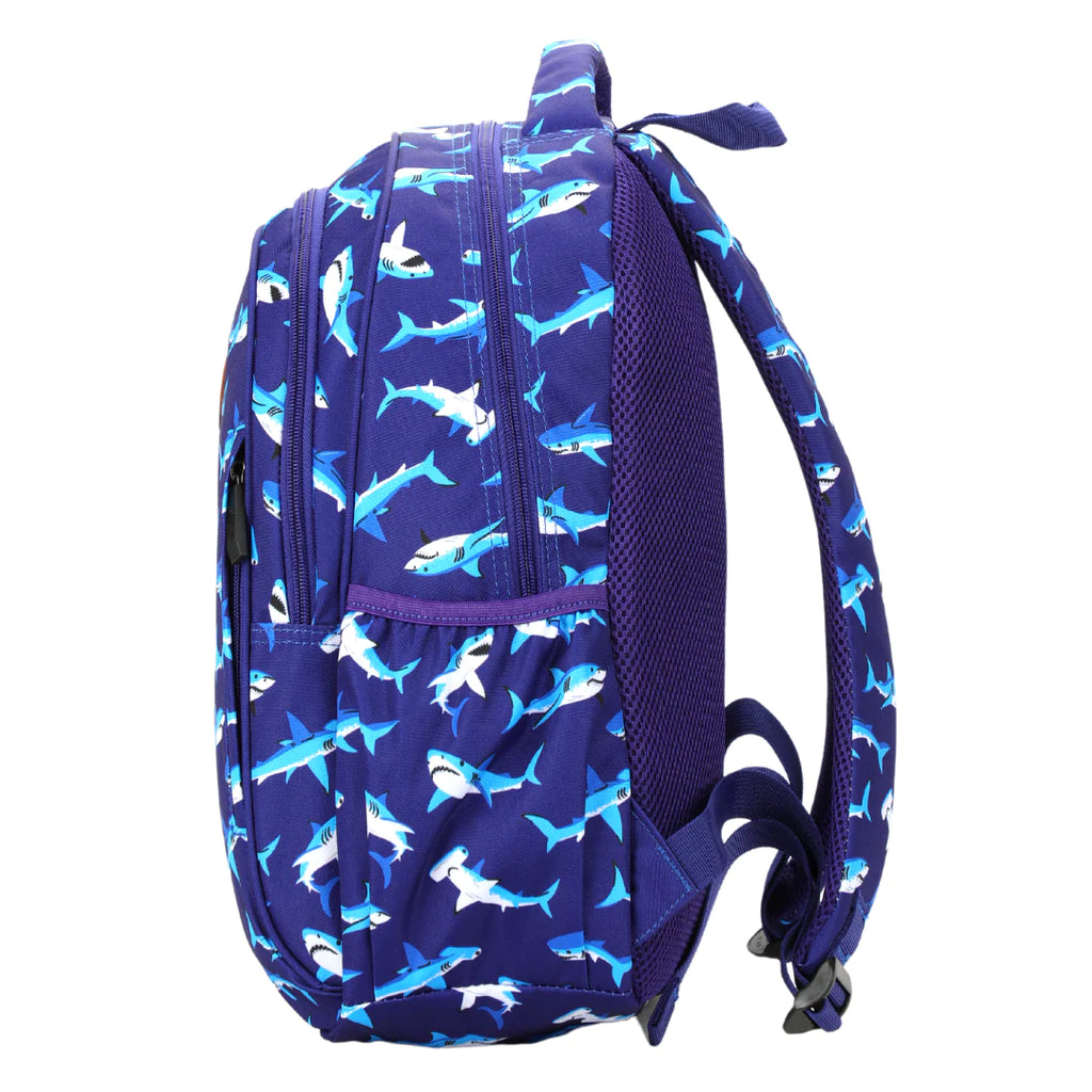 Midsize Kids Backpack - Sharks