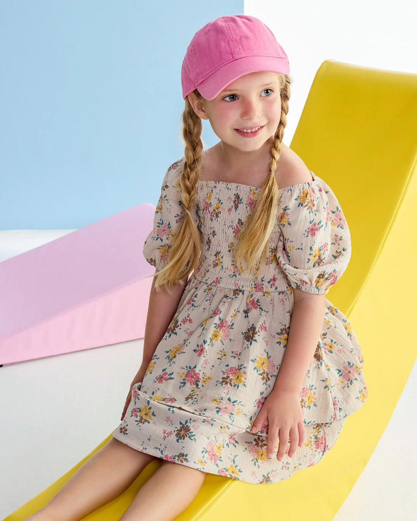 Jasmine Shirred Dress