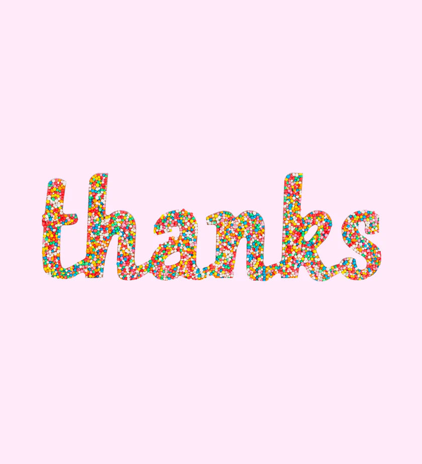 Freckle Word - Thanks