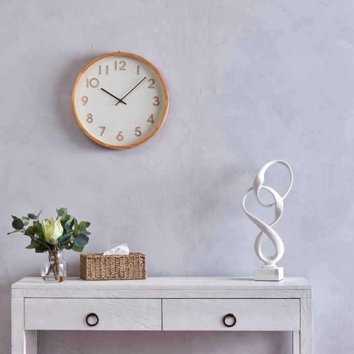 Leonard Wall Clock - Natural