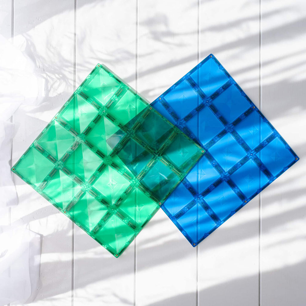 Base Plate - Green & Blue Pack - 2 Piece