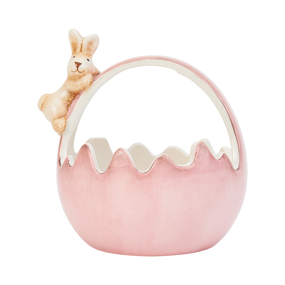 Ceramic Bunny Basket - 2 Sizes