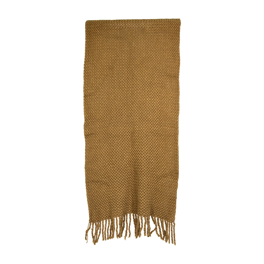 Knitted Scarf - Tan