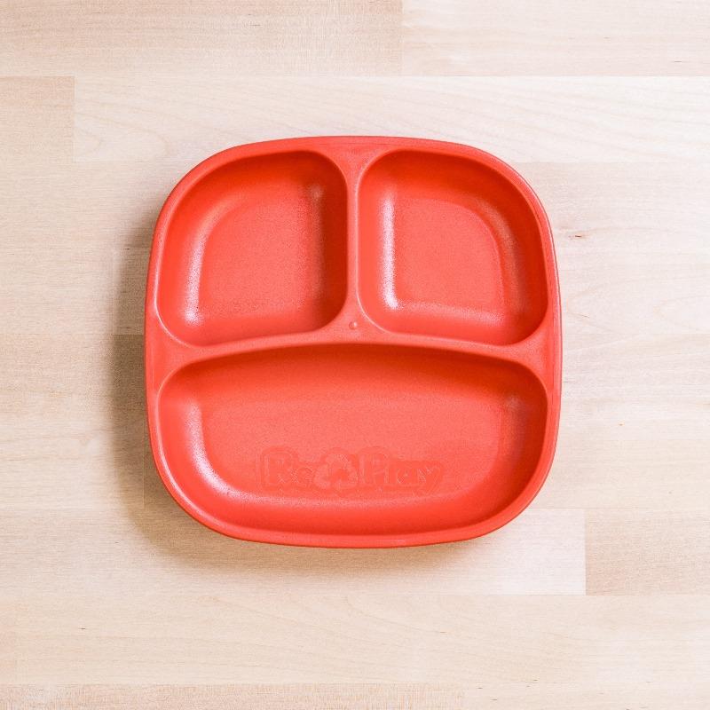 Divided Plate - Red