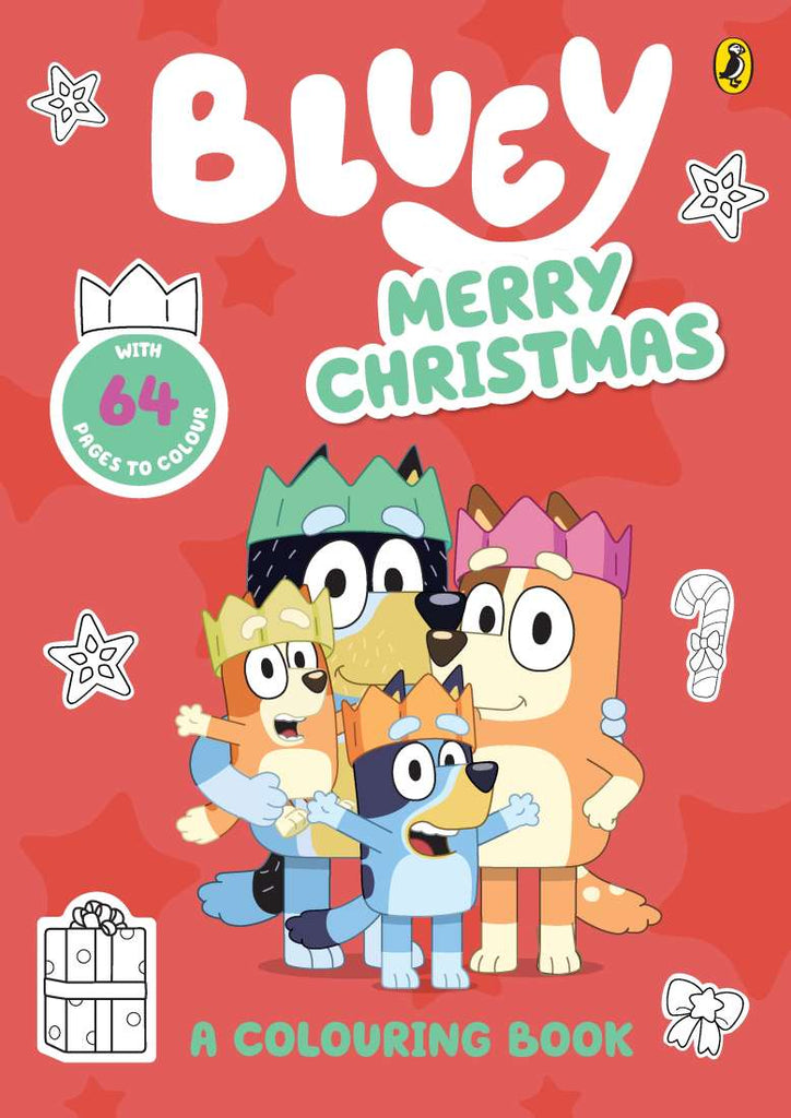 Bluey - Merry Christmas - A Colouring in Book