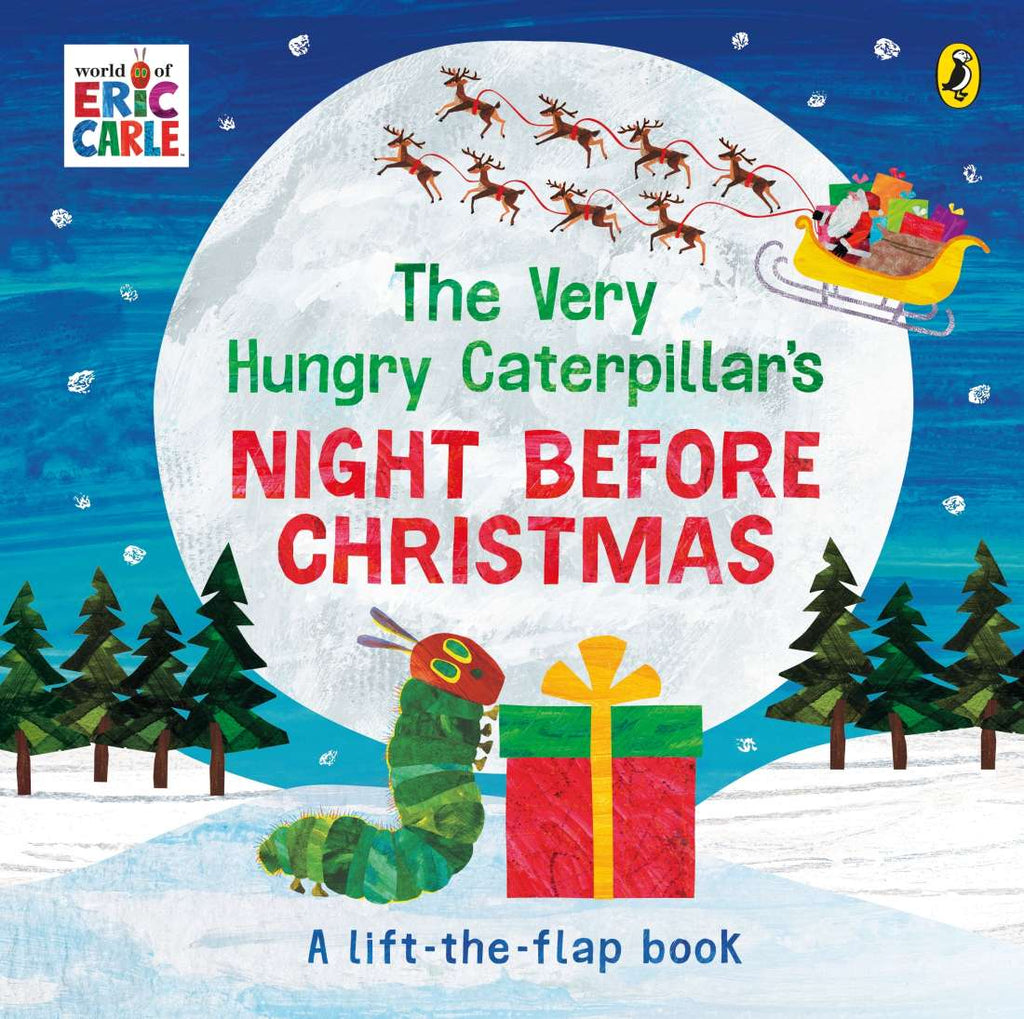 The Very Hungry Caterpillar's Night Before Christmas - Lift-the-Flap - Board Book