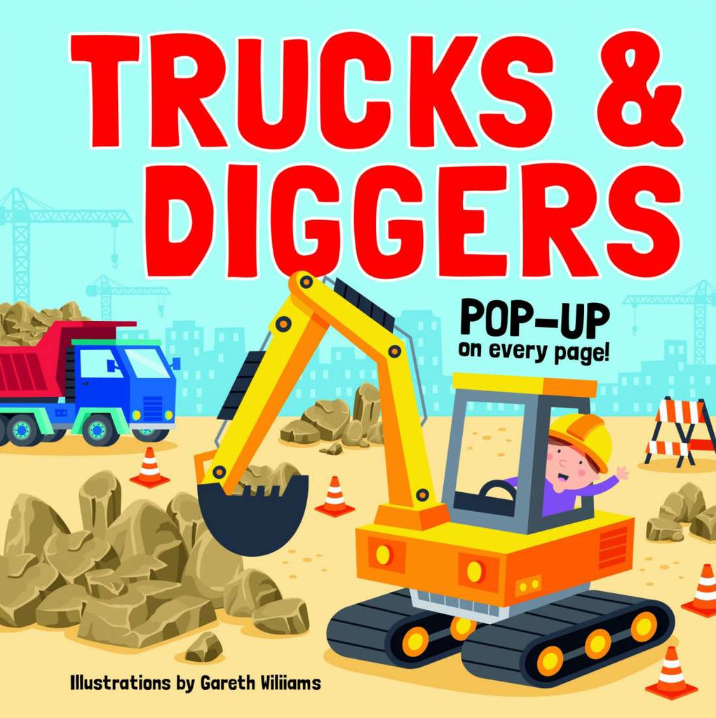 Trucks & Diggers: Pop Up - Board Book