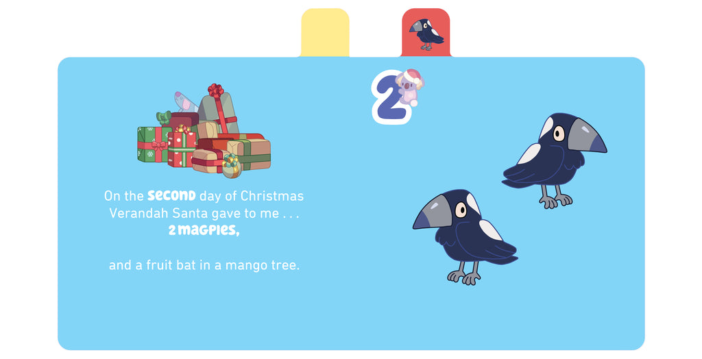 Bluey - 12 Days of Christmas - Board Book