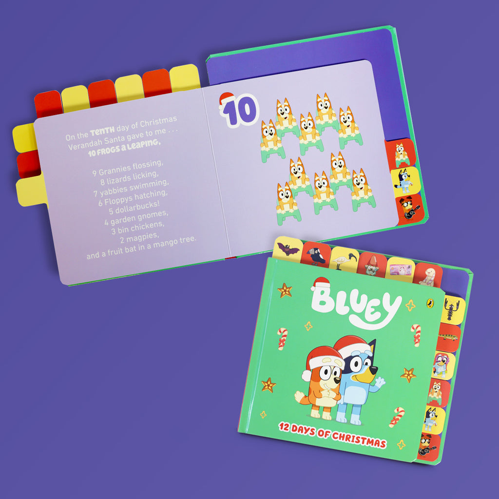 Bluey - 12 Days of Christmas - Board Book