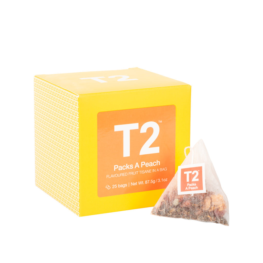 Packs a Peach Cube - 25 Teabags