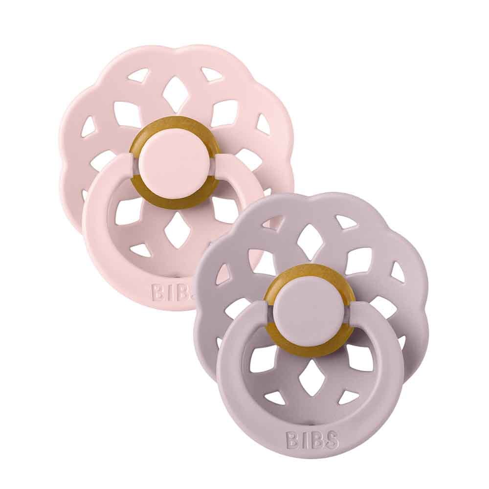 BIBS Dummies - Boheme - Size 2 - Blossom/Dusky Lilac