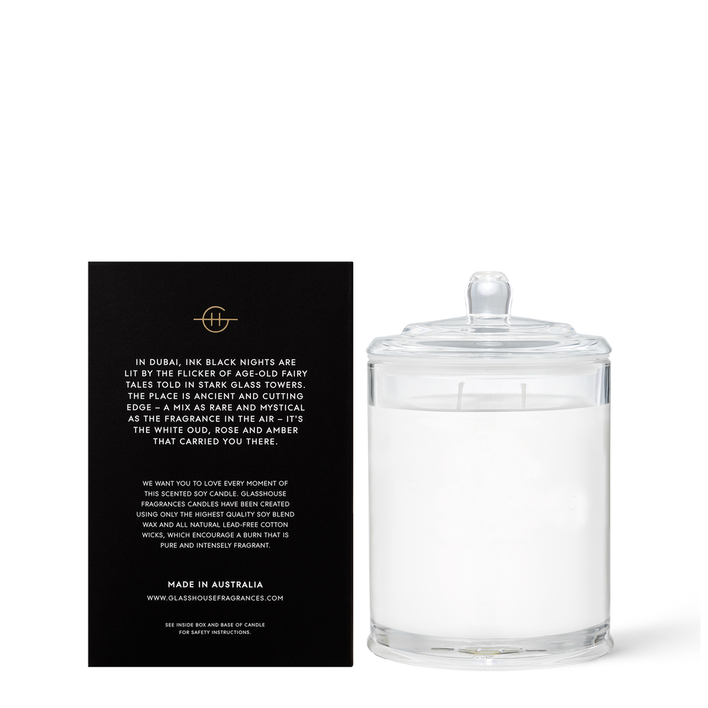 Arabian Nights - White Oud 380g Soy Candle