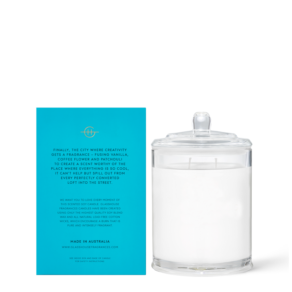 Melbourne Muse - Coffee Flower & Vanilla 380g Soy Candle
